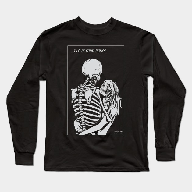 Bones Long Sleeve T-Shirt by DiegoSpezzoni